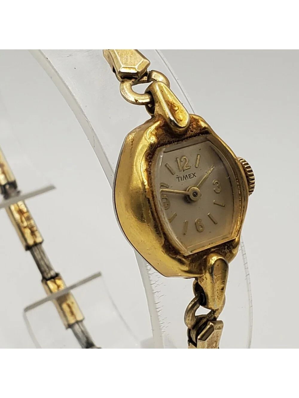 Vintage Timex Cocktail Mechanical Watch Women For Parts Or Repair